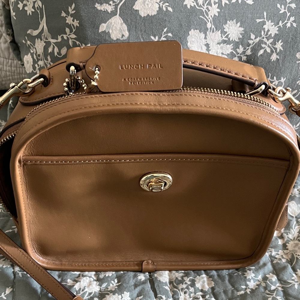 Coach Lunch Pail archive re-edition Limited Edition Brown Leather Women's Bag